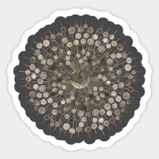 Ball Ray Burst Sticker